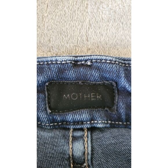 Mother High Waisted Looker Ankle Fray Skinny Jeans - Picture 3 of 6